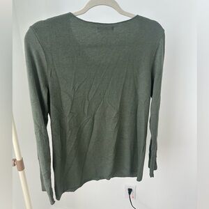 Olive Green Women's Long Sleeve Top